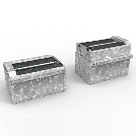 BM18200 roller brake tester - 3D illustration